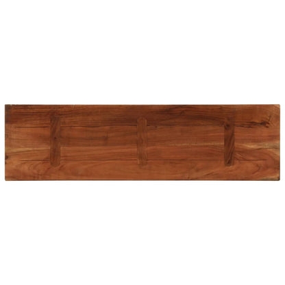 vidaXL Table Top 110x40x2.5 cm Rectangular Solid Wood Reclaimed 5