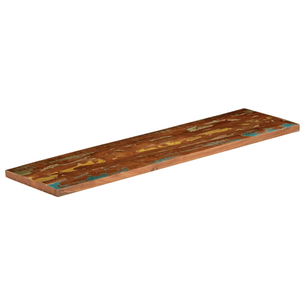 vidaXL Table Top 120x40x2.5 cm Rectangular Solid Wood Reclaimed 2