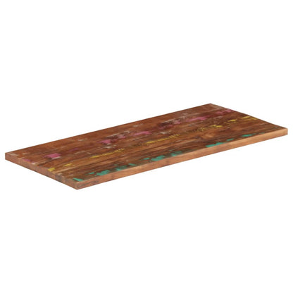 vidaXL Table Top 110x50x2.5 cm Rectangular Solid Wood Reclaimed 2