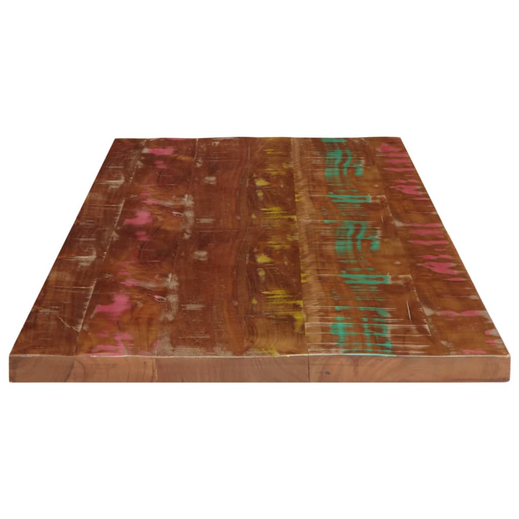vidaXL Table Top 110x50x2.5 cm Rectangular Solid Wood Reclaimed 4