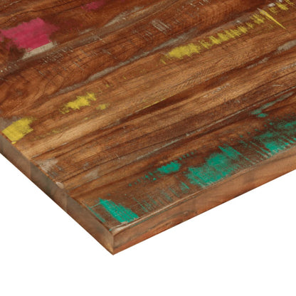 vidaXL Table Top 110x50x2.5 cm Rectangular Solid Wood Reclaimed 6