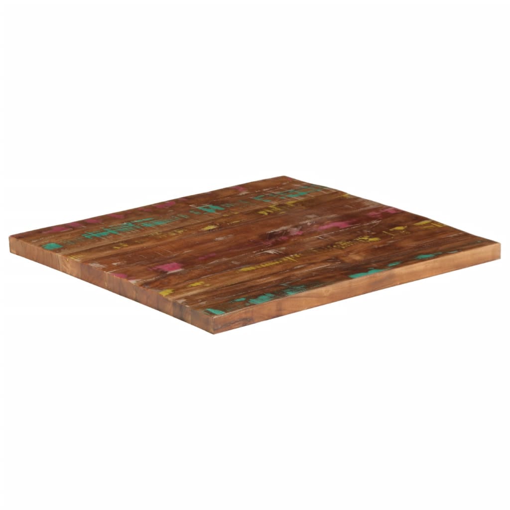 vidaXL Table Top 70x70x1.5 cm Square Solid Wood Reclaimed 2