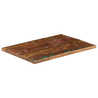 vidaXL Table Top 80x70x2.5 cm Rectangular Solid Wood Reclaimed 2
