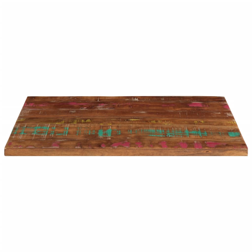 vidaXL Table Top 80x70x2.5 cm Rectangular Solid Wood Reclaimed 3
