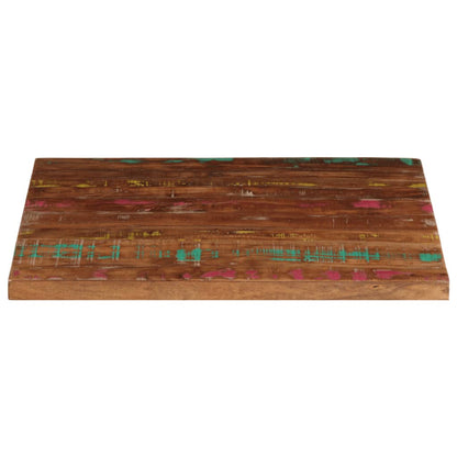 vidaXL Table Top 80x80x1.5 cm Square Solid Wood Reclaimed 3