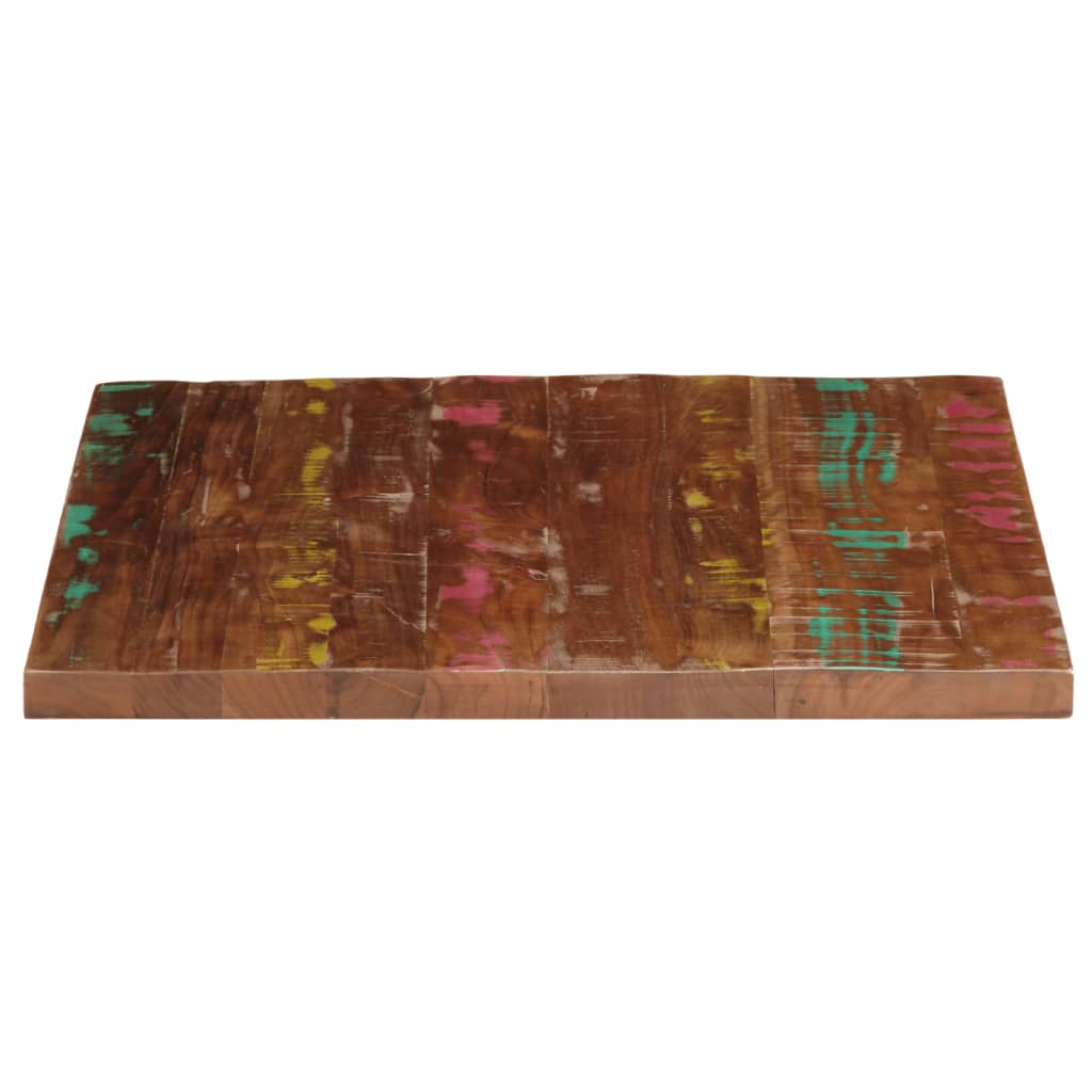 vidaXL Table Top 80x80x1.5 cm Square Solid Wood Reclaimed 4