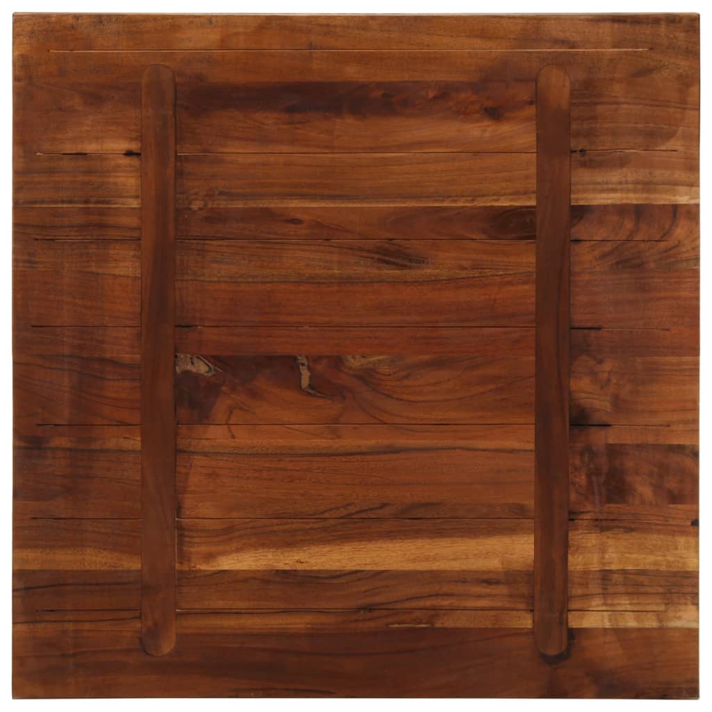 vidaXL Table Top 80x80x1.5 cm Square Solid Wood Reclaimed 5