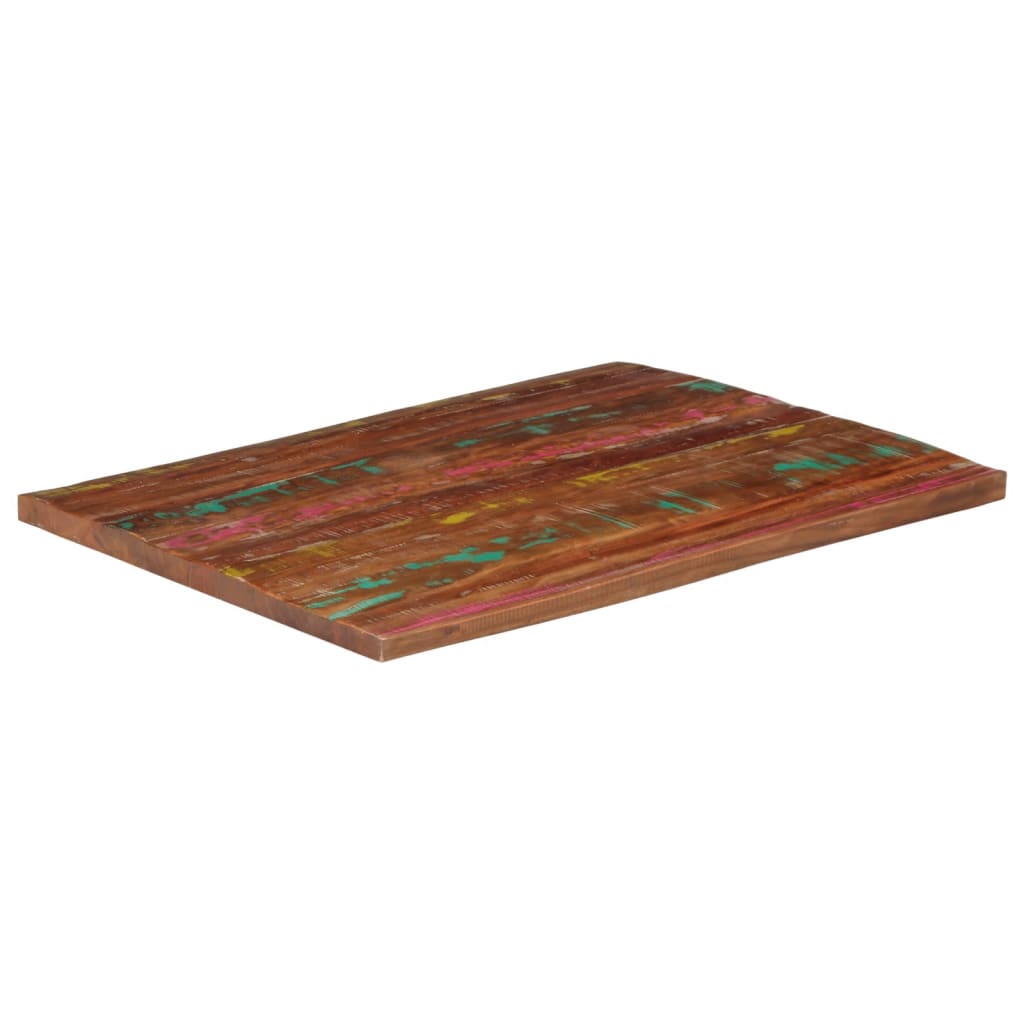 vidaXL Table Top 90x80x2,5 cm Rectangular Solid Wood Reclaimed 2