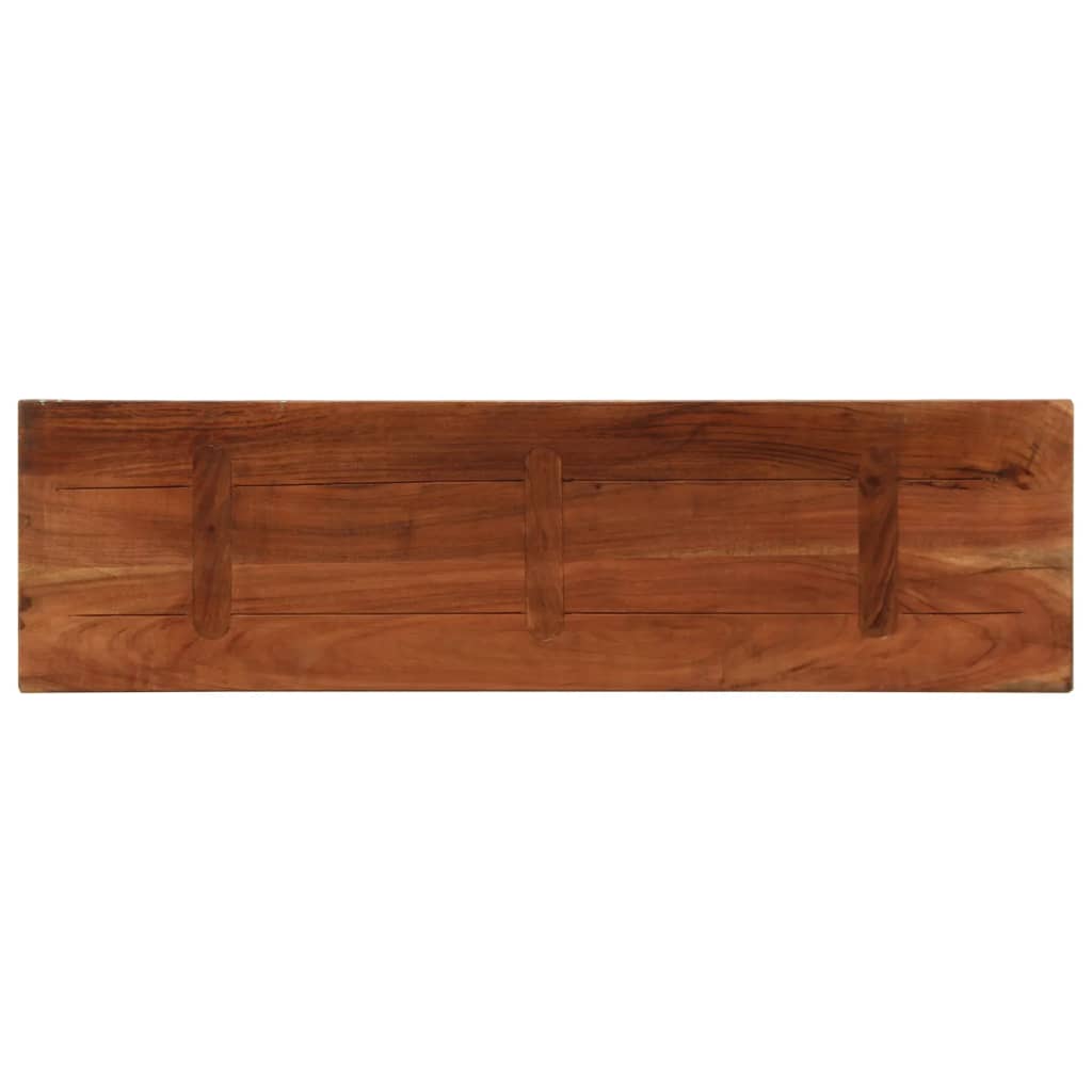vidaXL Table Top 120x20x3.8 cm Rectangular Solid Wood Reclaimed 5