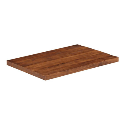 Table Top 70x70x2.5 cm Square Solid Wood Reclaimed Thickness 25 mm Reclaimed wood(natural) 80 cm