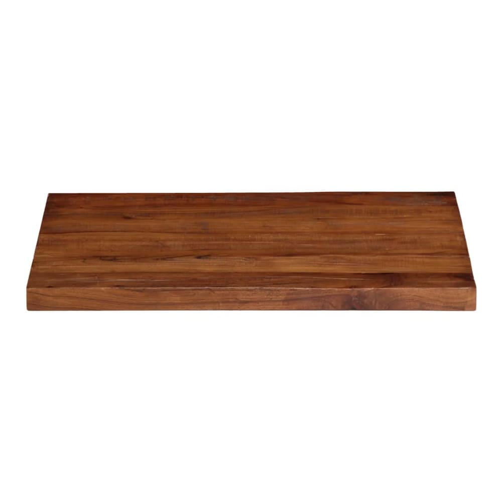 Table Top 70x70x2.5 cm Square Solid Wood Reclaimed Thickness 25 mm Reclaimed wood(natural) 80 cm