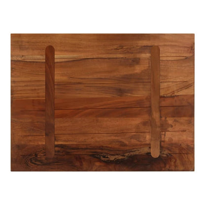 Table Top 70x70x2.5 cm Square Solid Wood Reclaimed Thickness 25 mm Reclaimed wood(natural) 80 cm