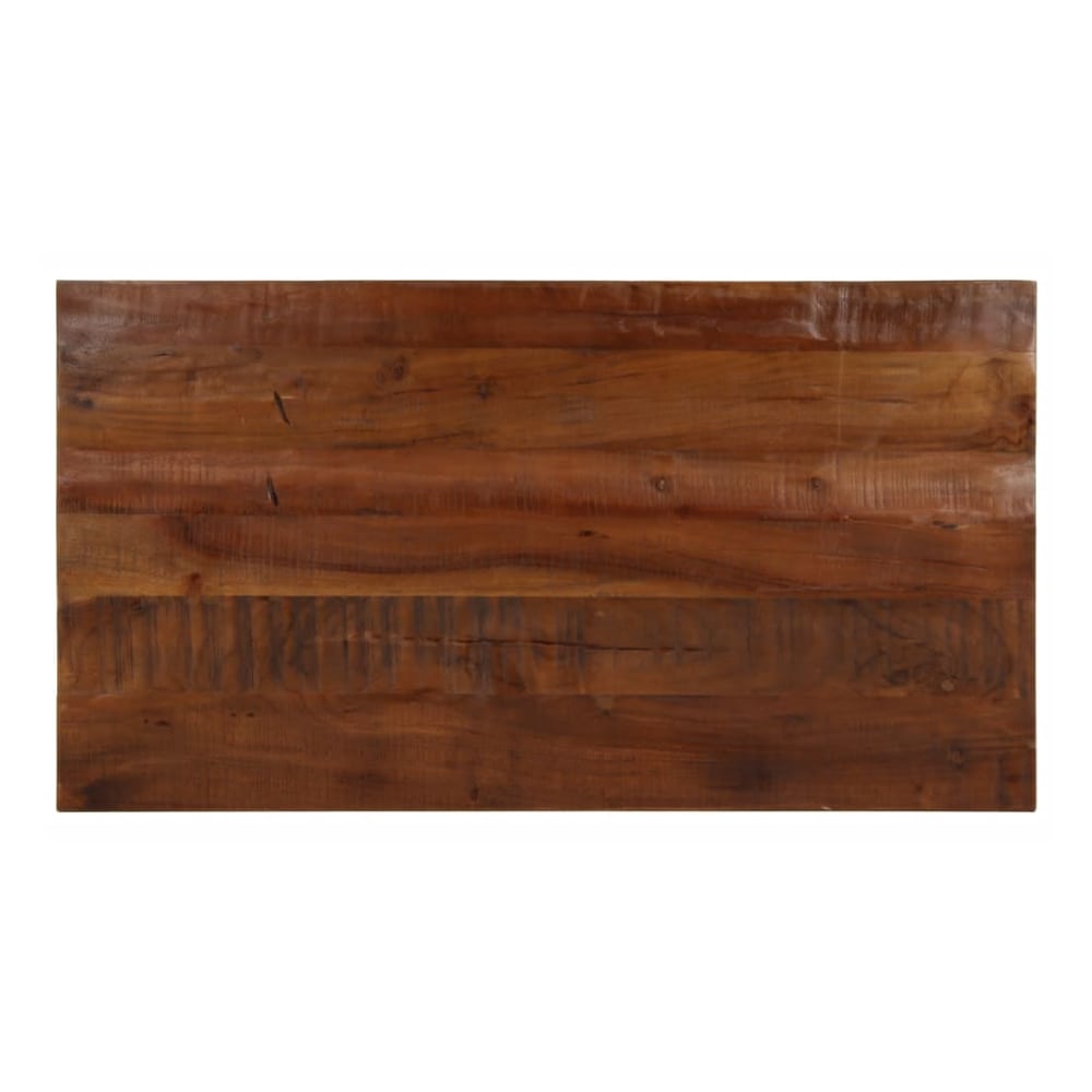 Table Top 70x70x2.5 cm Square Solid Wood Reclaimed Thickness 25 mm Reclaimed wood(natural) 120 cm