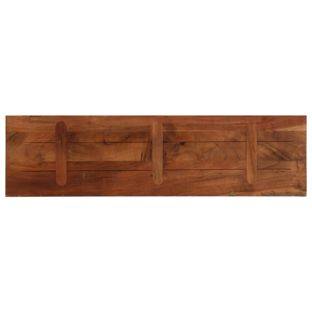vidaXL Table Top 110x30x3.8 cm Rectangular Solid Wood Reclaimed 5