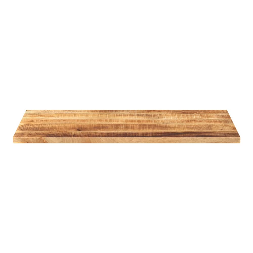 Table Top 50x50x2.5 cm Square Solid Wood Rough Mango Thickness 25 mm Rough Mango wood(natural) 100 cm