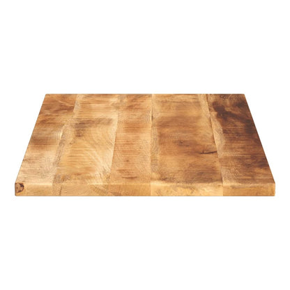 Table Top 50x50x2.5 cm Square Solid Wood Rough Mango Thickness 25 mm Rough Mango wood(natural) 100 cm