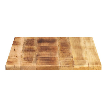 Table Top 60x60x2.5 cm Square Solid Wood Rough Mango Thickness 25 mm Rough Mango wood(natural) 90 cm