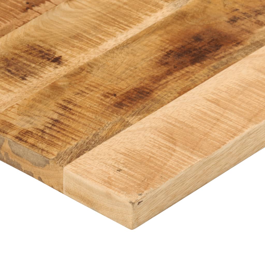 vidaXL Table Top 90x60x2,5 cm Rectangular Solid Wood Rough Mango 6
