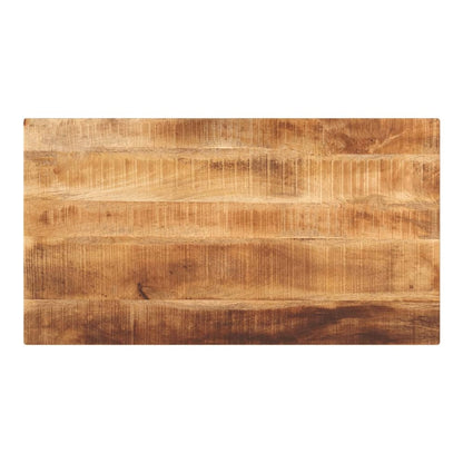 Table Top Square Solid Wood Rough Mango Thickness wood(natural