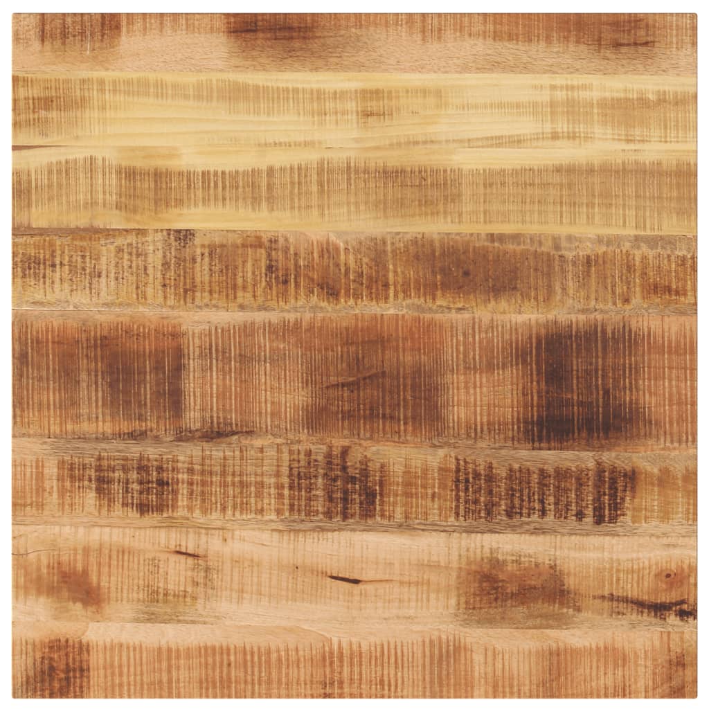 vidaXL Table Top 80x80x1,5 cm Square Solid Wood Rough Mango 1