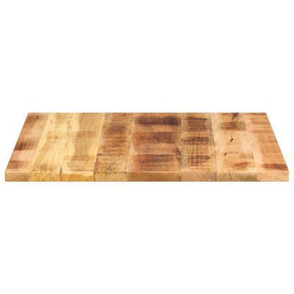 vidaXL Table Top 80x80x1,5 cm Square Solid Wood Rough Mango 5