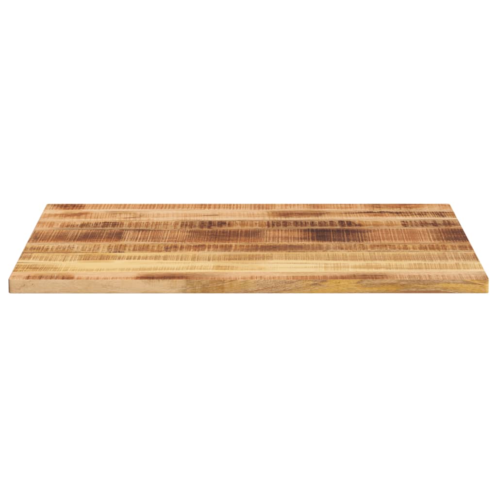 Table Top 80x80x2.5 cm Square Solid Wood Rough Mango Thickness 25 mm Rough Mango wood(natural) 90 cm