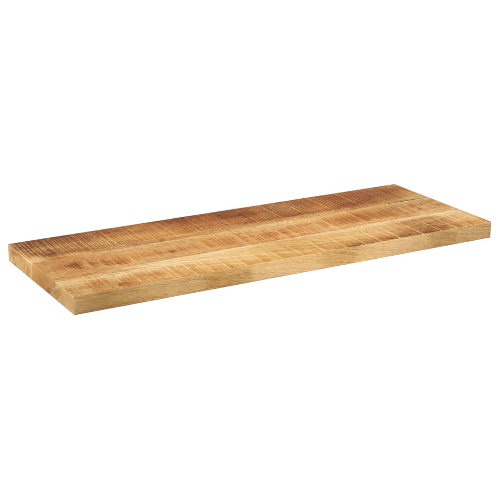 vidaXL Table Top 80x40x3.8 cm Rectangular Solid Wood Rough Mango 2