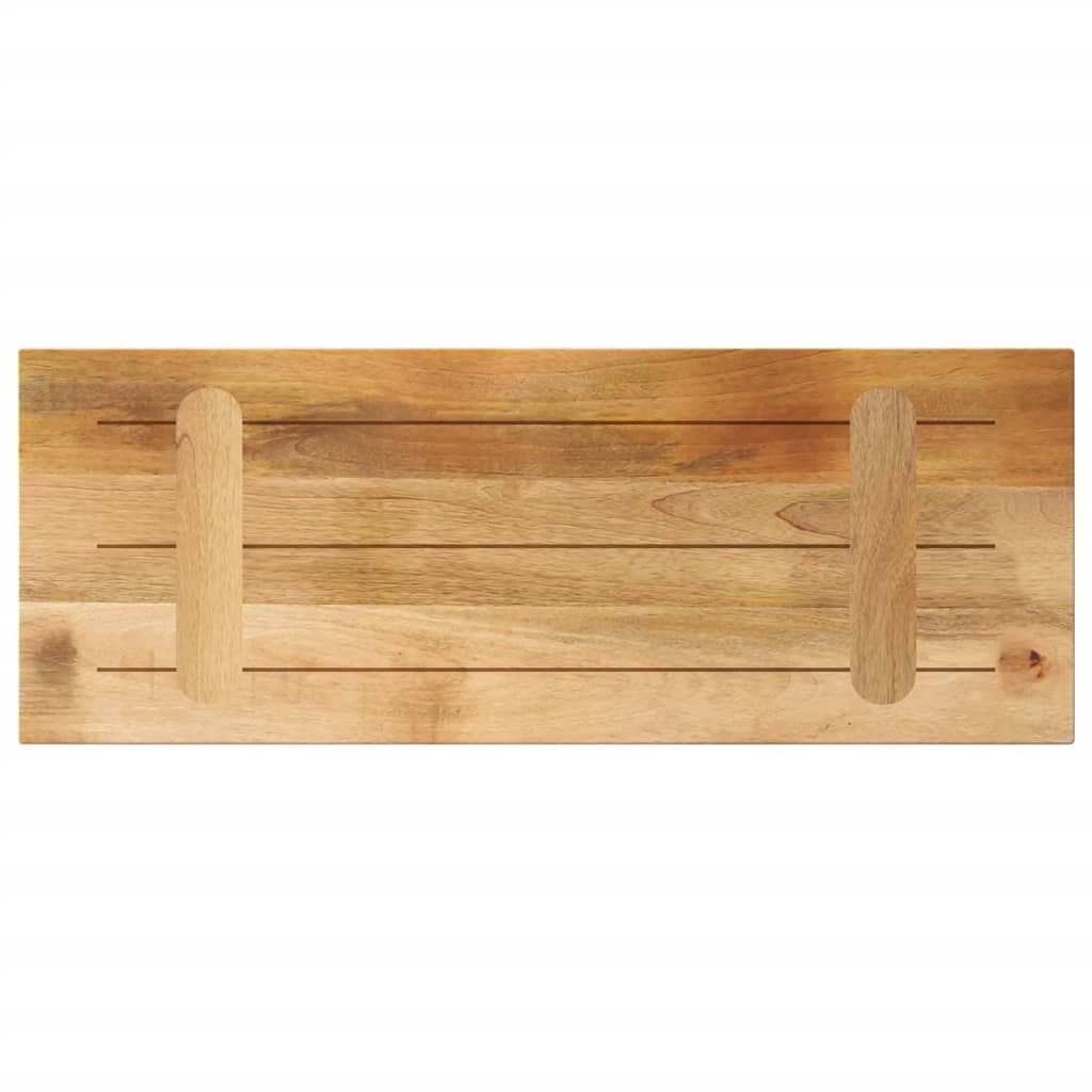 vidaXL Table Top 80x40x3.8 cm Rectangular Solid Wood Rough Mango 5