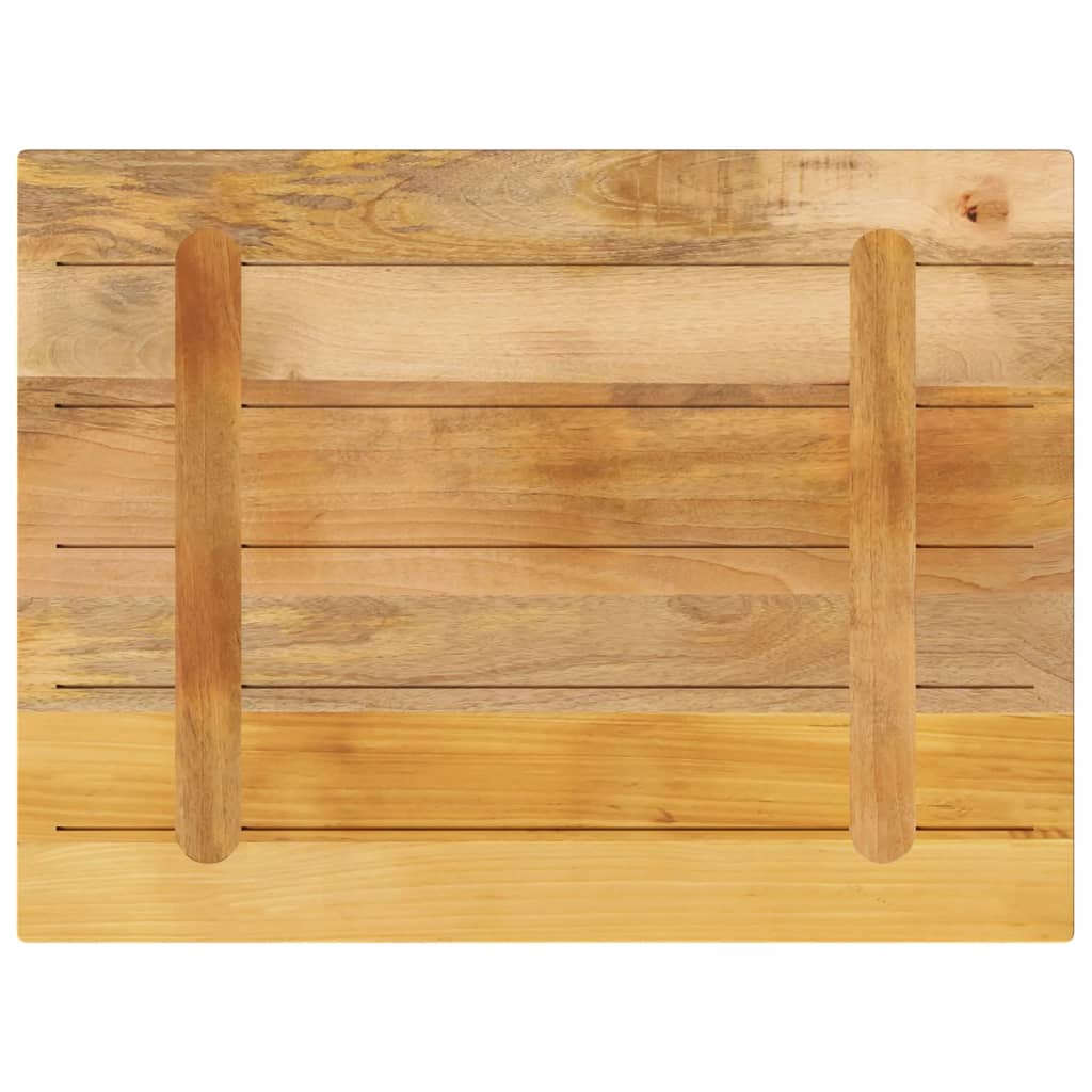 vidaXL Table Top 90x50x3.8 cm Rectangular Solid Wood Rough Mango 5
