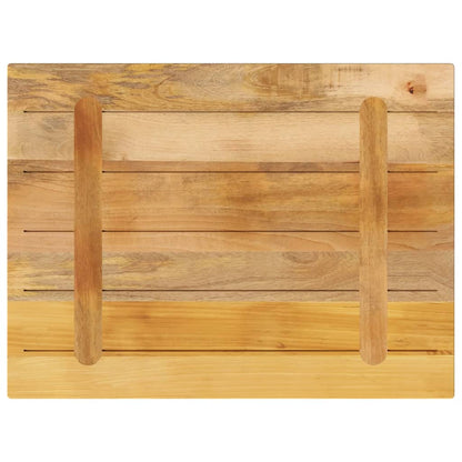 vidaXL Table Top 90x50x3.8 cm Rectangular Solid Wood Rough Mango 5