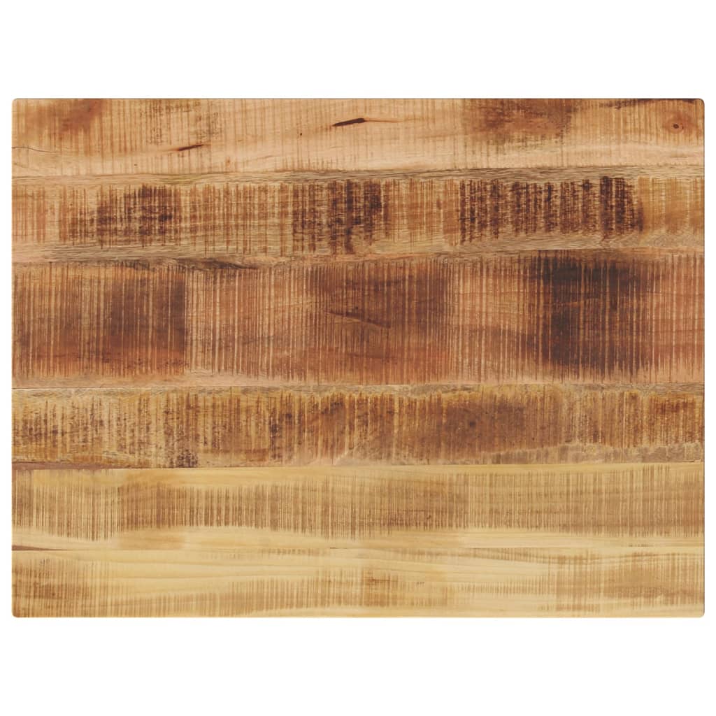 vidaXL Table Top 80x60x3.8 cm Rectangular Solid Wood Rough Mango 1
