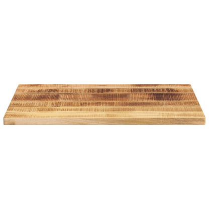 Table Top 70x70x3.8 cm Square Solid Wood Rough Mango Thickness 38 mm Rough Mango wood(natural) 80 cm