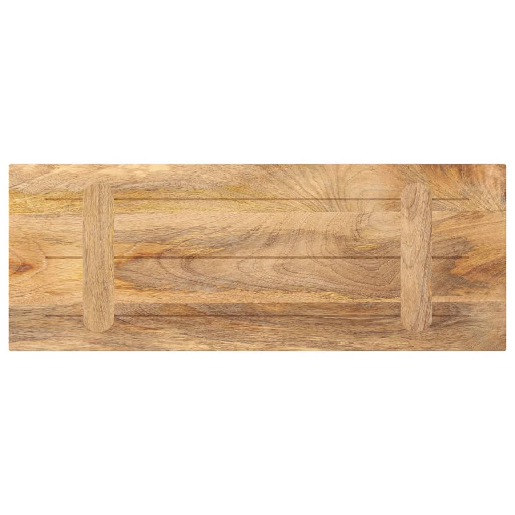vidaXL Table Top 90x40x3.8 cm Rectangular Solid Wood Mango 5