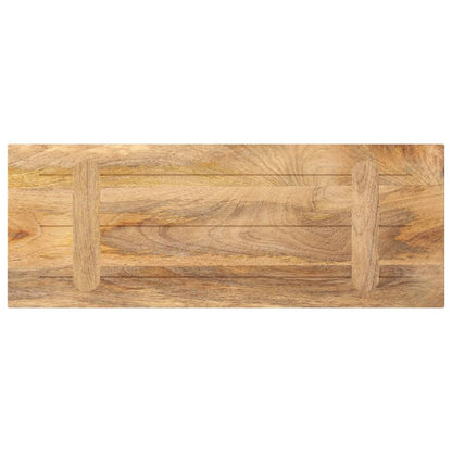 vidaXL Table Top 90x40x3.8 cm Rectangular Solid Wood Mango 5