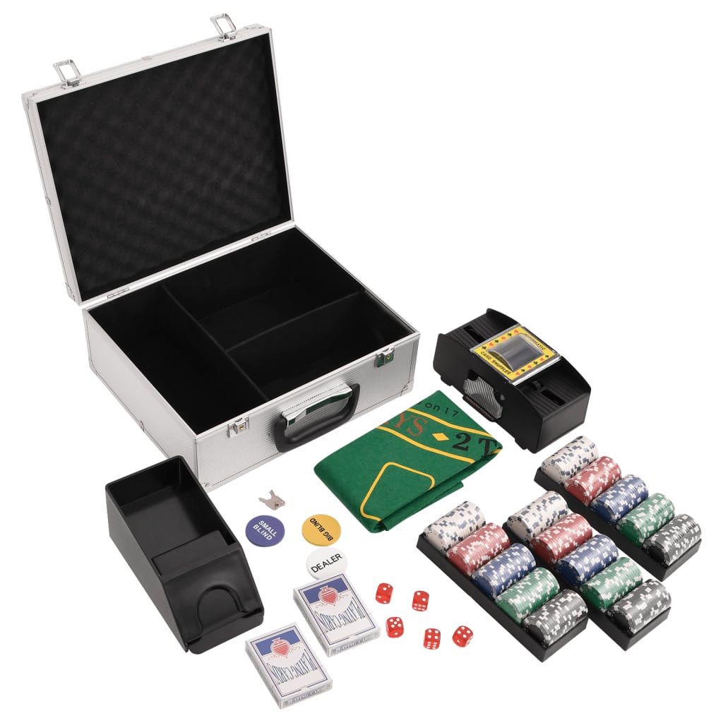 vidaXL Poker Chip Set 300 pcs 11.5 g 1