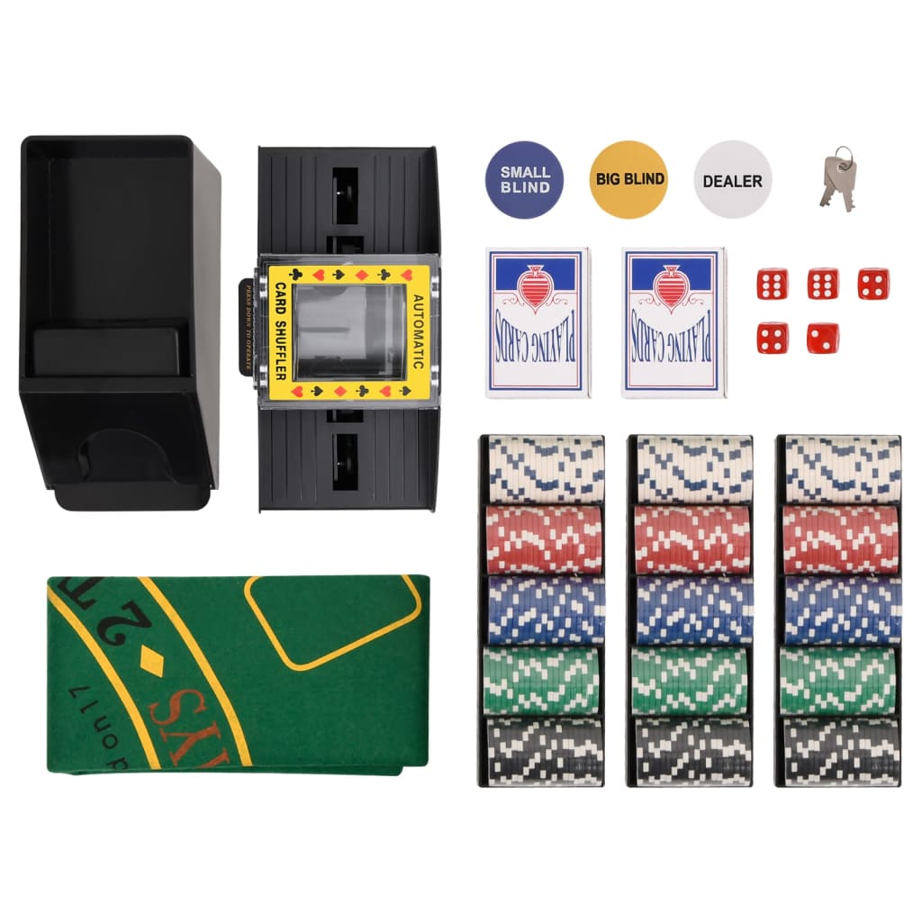 vidaXL Poker Chip Set 300 pcs 11.5 g 3