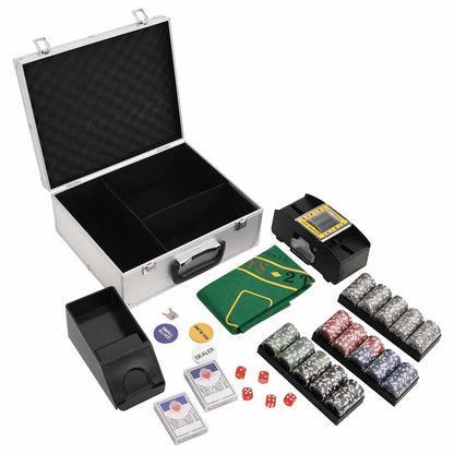 vidaXL Poker Chip Set 300 pcs 11.5 g 1