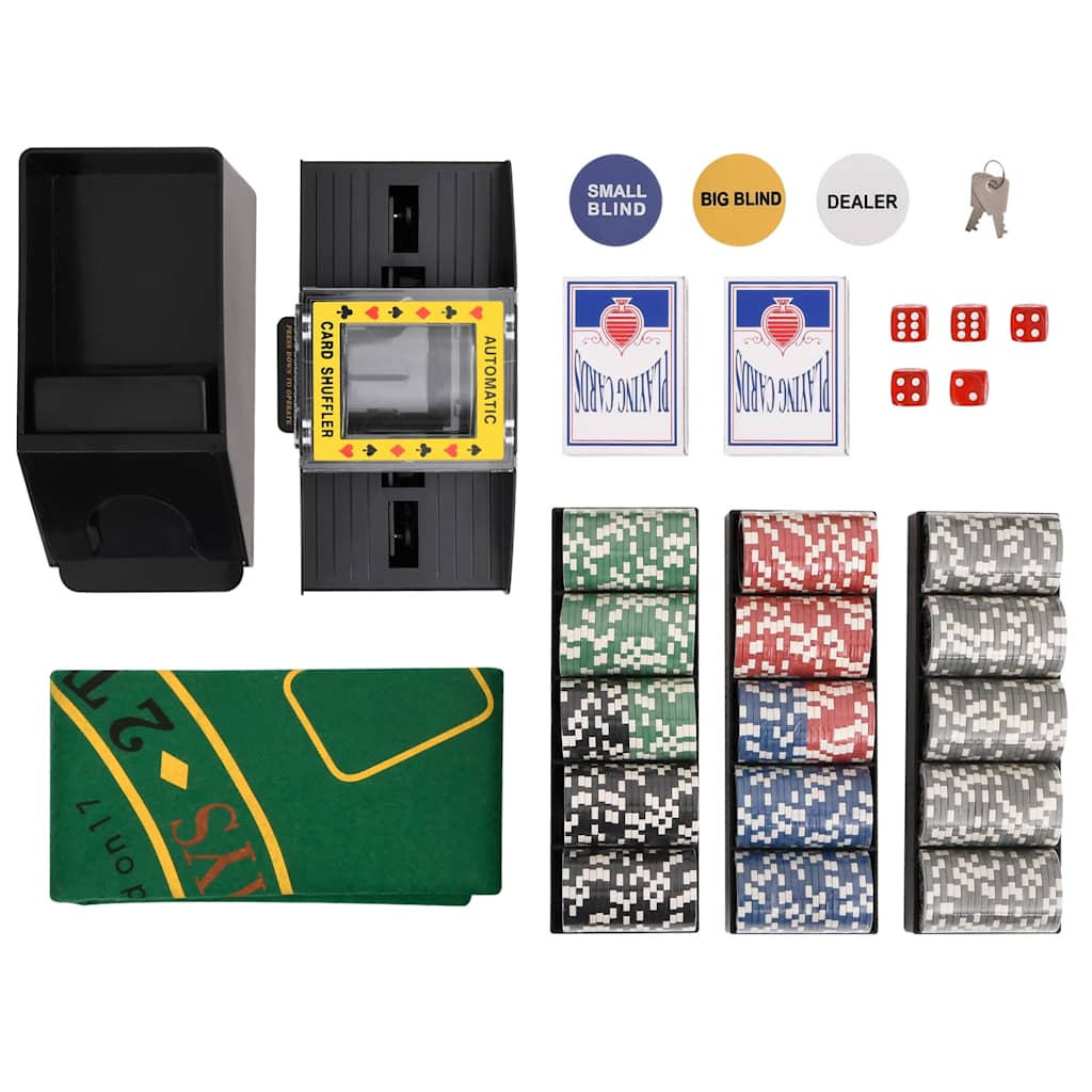 vidaXL Poker Chip Set 300 pcs 11.5 g 3