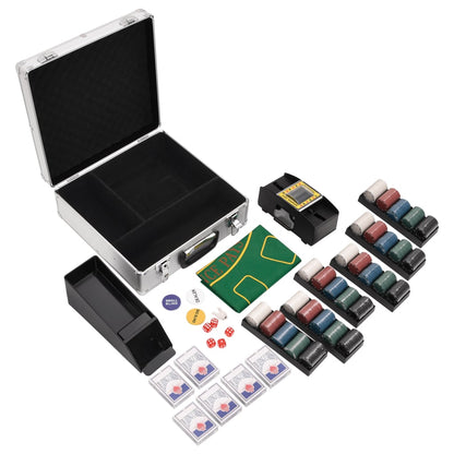 vidaXL Poker Chip Set 600 pcs 4 g 1