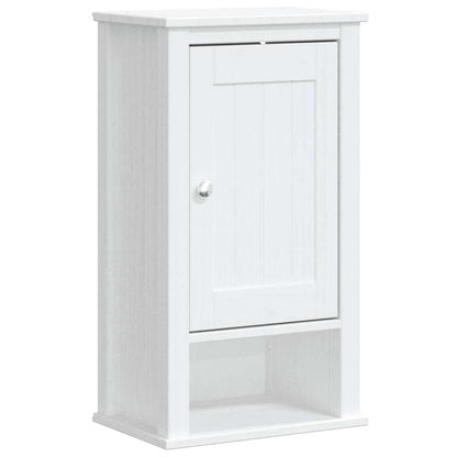 Bathroom Wall Cabinet "BERG" 69,5x27x71,5 cm Solid Wood White