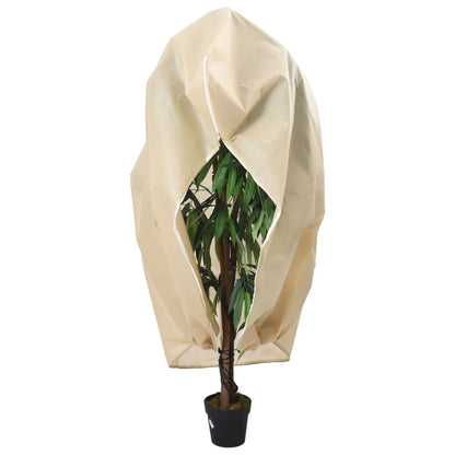vidaXL Plant Fleece Covers with Zip 2 pcs 70 g/m² 3.93x3 m 2