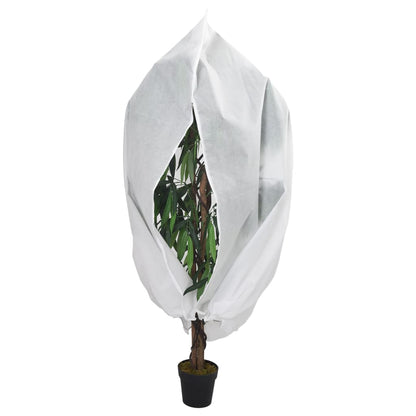 vidaXL Plant Fleece Covers with Zip 4 pcs 70 g/m² 2.36x2 m 2