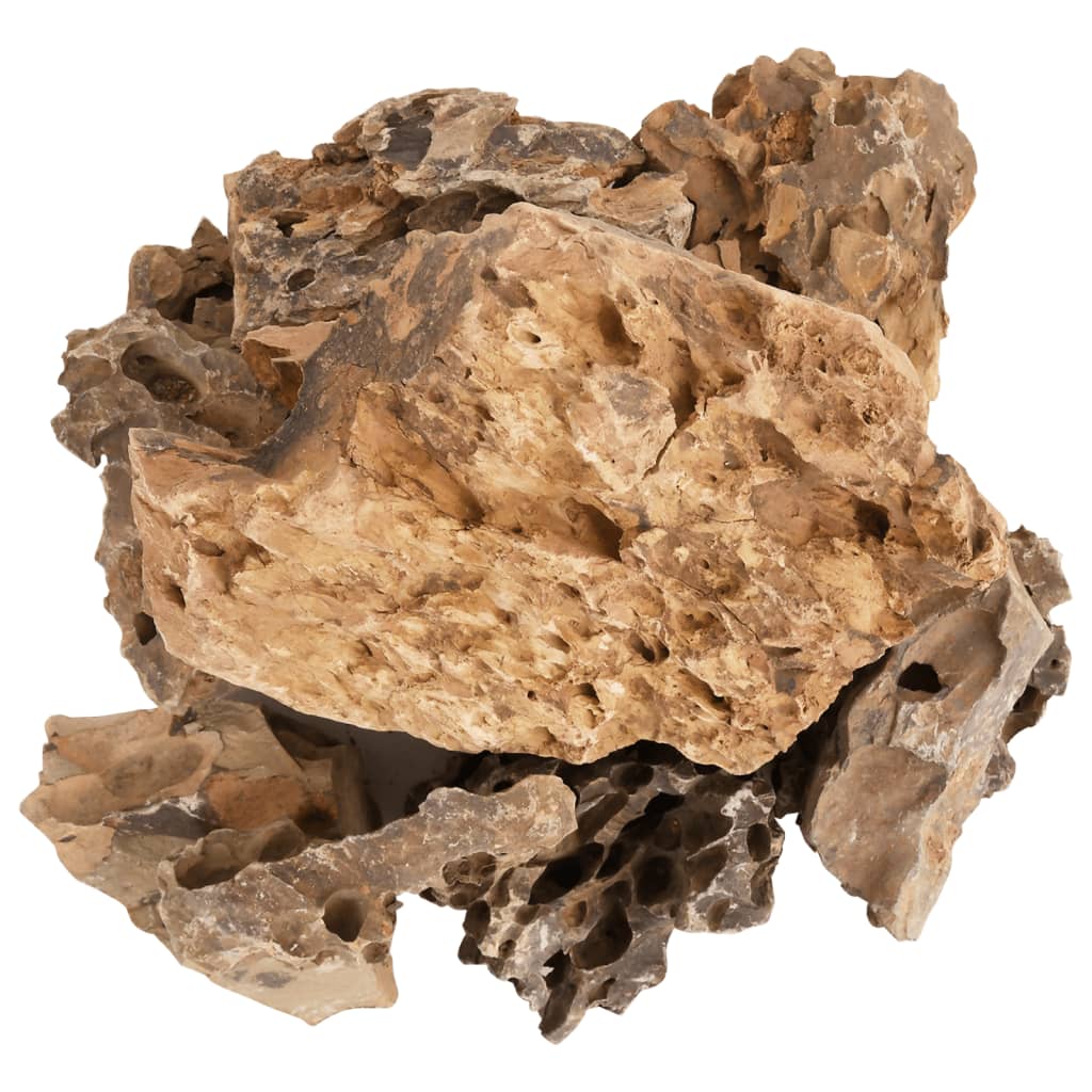 vidaXL Dragon Stones 25 kg Brown 5-30 cm 4