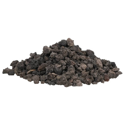 vidaXL Volcanic Rocks 25 kg Black 1-2 cm 3