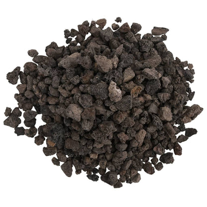 vidaXL Volcanic Rocks 25 kg Black 1-2 cm 4