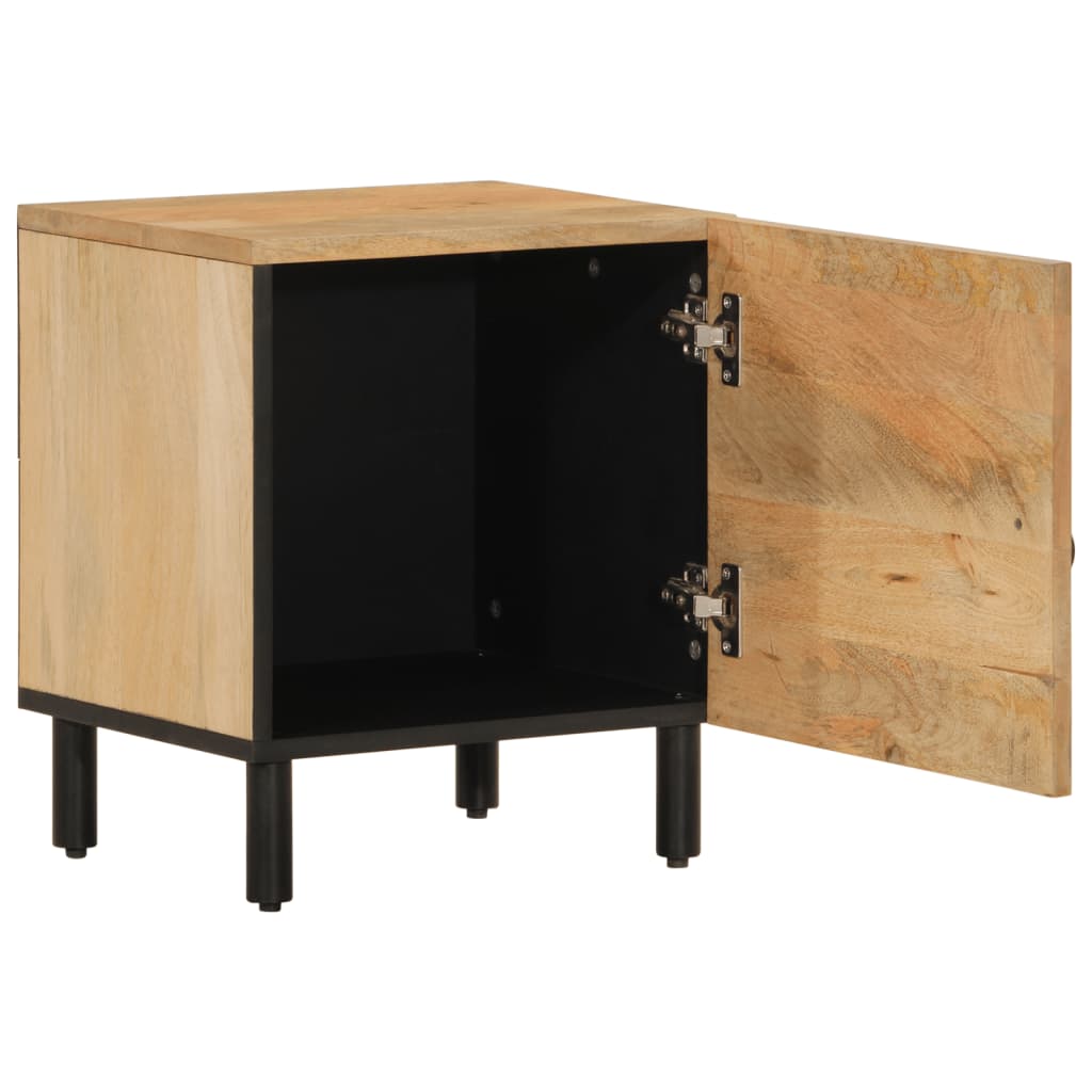 vidaXL Bedside Cabinet 40x33x46 cm Solid Wood Mango 4