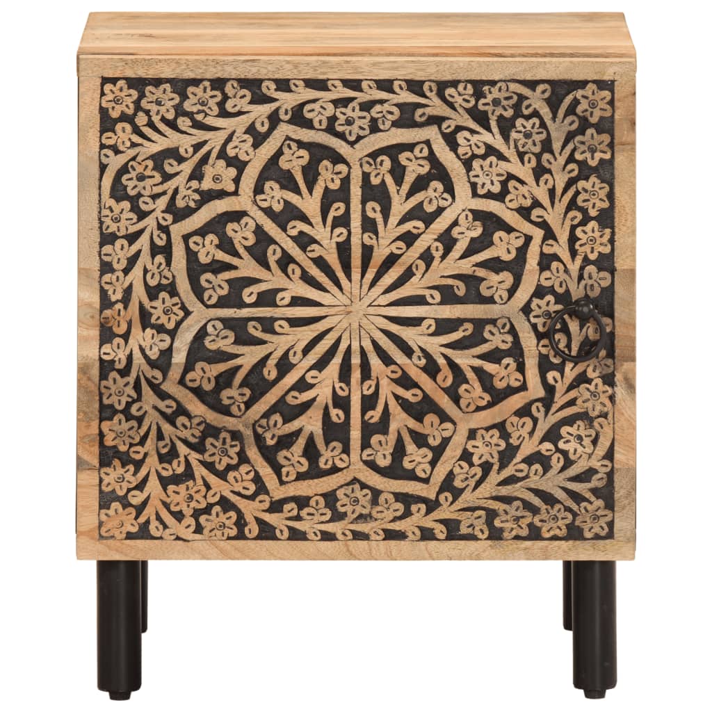 vidaXL Bedside Cabinet 40x33x46 cm Solid Wood Mango 5