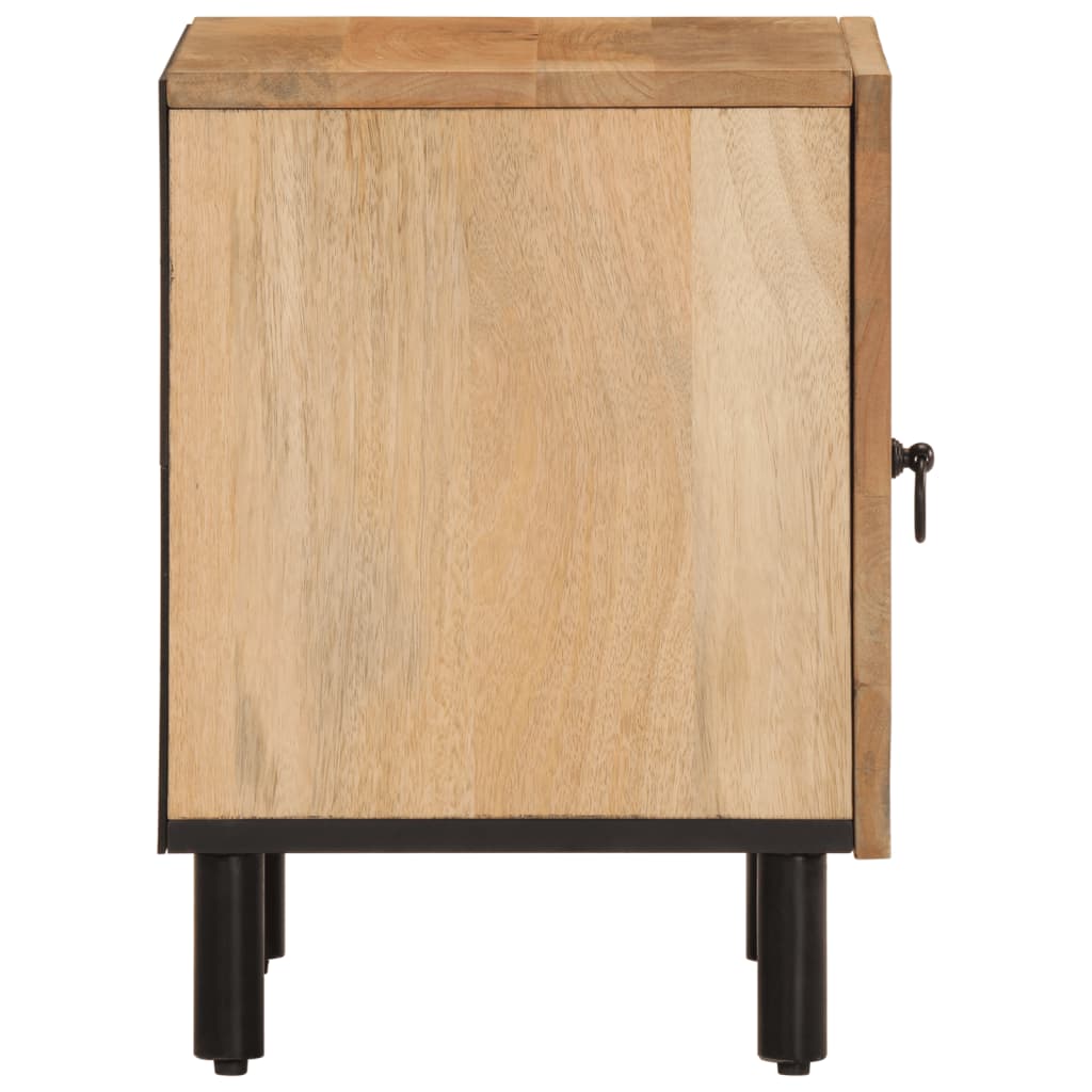 vidaXL Bedside Cabinet 40x33x46 cm Solid Wood Mango 6