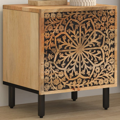 vidaXL Bedside Cabinet 40x33x46 cm Solid Wood Mango 1