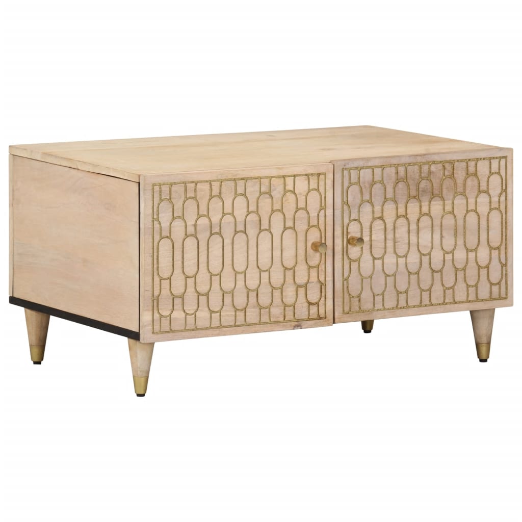 vidaXL Coffee Table 80x50x40 cm Solid Wood Mango 1